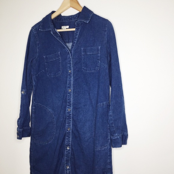 J. Jill denim button down dress - Picture 7 of 14